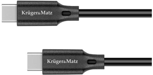 Cablu KRUGER & MATZ KM1261 Basic USB-C/USB-C 2,5m Negru