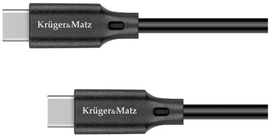 Cablu KRUGER &amp MATZ KM1260 Basic USB/USB-C 1m Negru
