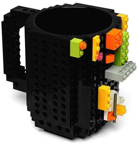 Cană Gadget Master Block Mug Neagra - Un mod inovativ de a-ți păstra băutura preferată caldă sau rece