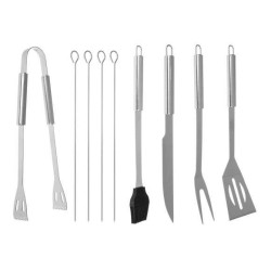 Casa Gradina, Set 9 Accesorii Ustensile pentru Gratar - Oțel Inoxidabil, Durabil și Universal cu Geanta de Tran -6, dioda.ro