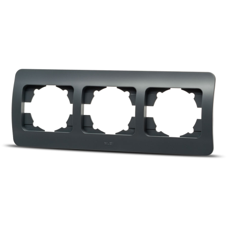 Materiale Instalatii Electrice, Jazz rama 3P, antracit, Elbi -1, dioda.ro