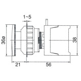 Accesorii, Intrerupator de urgenta cu retinere XLEB30-1-C -2, dioda.ro