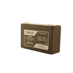 Acumulatori Baterii, Acumulator ARAX  deep cycle 6V 15Ah AGM VRLA GEL 3-GFM-15 -2, dioda.ro