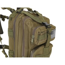 camping, Rucsac Barbati / unisex militar mic, verde - Ghiozdan rezistent la rupere si abraziune -17, dioda.ro