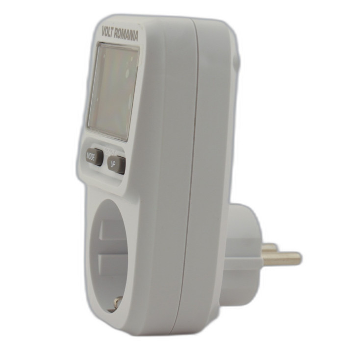 Electrice, Priza cu contor de consum De Energie Electrică Volt Romania VRPM02 -4, dioda.ro
