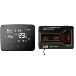 Accesorii pentru cazane și centrale termice, Set Termostat Inteligent WIFI TW-08-P si stabilizator servomotor SV -1, dioda.ro