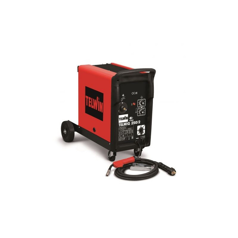 Aparate de sudura cu sarma cu gaz si fara gaz (tip MIG-MAG), TELMIG 250/2 - APARAT DE SUDURA TELWIN tip MIG-MAG -1, dioda.ro