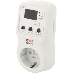 Relee Protectie Tensiune, Priza protectie supratensiune 230VAC SPST 5÷900s -1, dioda.ro