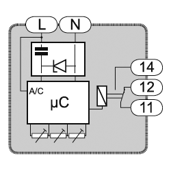 Relee Protectie Tensiune, Releu Protectie Supratensiune si subtensiune  230VAC DIN SPDT IP20 -2, dioda.ro