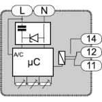 Relee Protectie Tensiune, Releu Protectie Supratensiune si subtensiune  230VAC DIN SPDT IP20 -1, dioda.ro