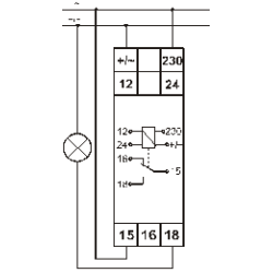 Relee Protectie Tensiune, Releu Protectie Supratensiune si subtensiune 12/24VAC,230VAC  DIN -3, dioda.ro