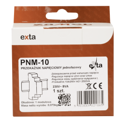 Relee Protectie Tensiune, Releu Protectie Supratensiune si subtensiune  230VAC DIN SPDT IP20 -12, dioda.ro