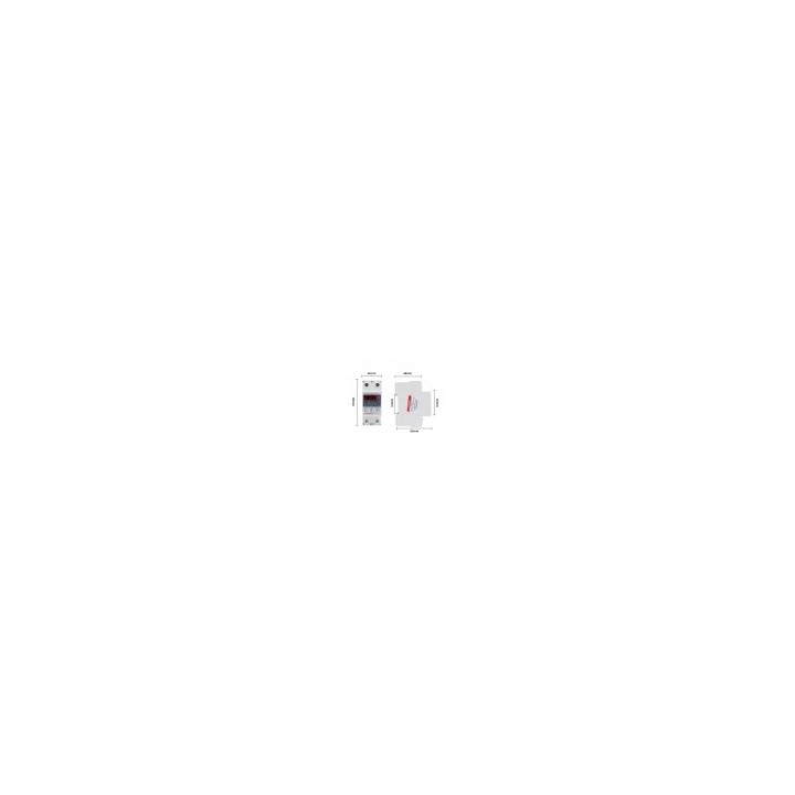 Relee Protectie Tensiune, Releu siguranta digitala de protectie tensiune 40A, SVP-912, ecran digital LED, recuper -4, dioda.ro