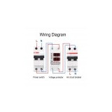 Relee Protectie Tensiune, Releu siguranta digitala de protectie tensiune 40A, SVP-918-40A, ecran dublu LED, recup -3, dioda.ro