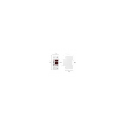 Relee Protectie Tensiune, Releu siguranta digitala de protectie tensiune 40A, SVP-918-40A, ecran dublu LED, recup -4, dioda.ro