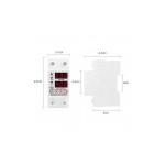 Relee Protectie Tensiune, Releu siguranta digitala de protectie tensiune 40A, SVP-918-40A, ecran dublu LED, recup -1, dioda.ro