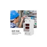 Relee Protectie Tensiune, Releu siguranta digitala de protectie tensiune 40A, SVP-918-40A, ecran dublu LED, recup -6, dioda.ro