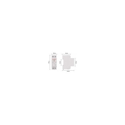 Relee Protectie Tensiune, Releu siguranta digitala de protectie tensiune 63A, 230V, recuperare automata, SVP-911- -4, dioda.ro