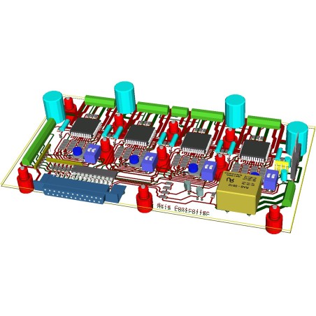 Driver Bipolar Microstep 4 Axis CNC4X25A