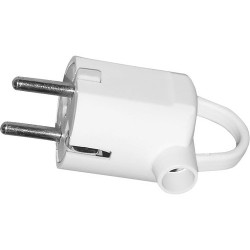 Corpuri de iluminat tehnice, Stecher Ceramica Alb cu CP cu Inel -1, dioda.ro