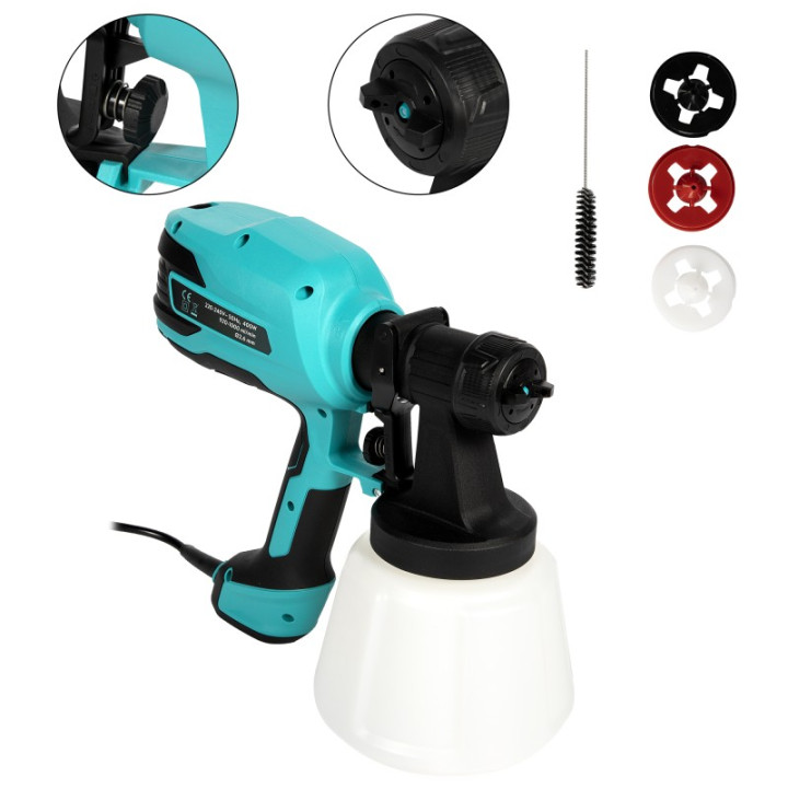 Pistoale de Vopsit, Pistol electric de vopsit 350W 1000 ml/min -9, dioda.ro