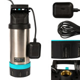 Pompe submersibile, Pompa submersibila inox cu plutitor 1000W 6300L/H -14, dioda.ro