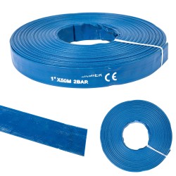 Furtunuri Gradină, Furtun apa refulare Flat PVC 1" 50 M -3, dioda.ro