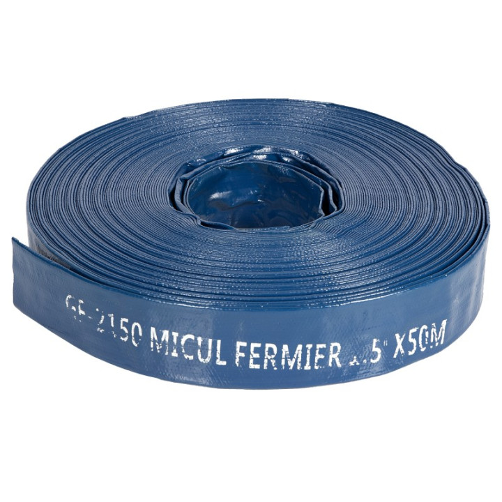 Furtunuri Gradină, Furtun apa refulare Flat PVC 1.5" 50M 2bar -2, dioda.ro
