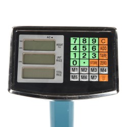 Cantare electronice, Cantar cu afisaj dublu 300kg, brat rabatabil, 40x50cm -4, dioda.ro
