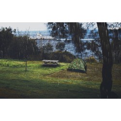 camping, Cort turistic pentru 4 persoane camuflaj -12, dioda.ro