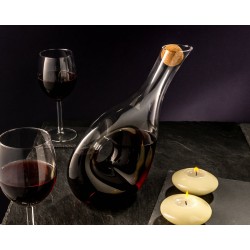 Cadouri Barbati, Carafa decantor de vin (sau pentru bautura preferata) TWISTED -10, dioda.ro