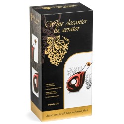 Cadouri Barbati, Carafa decantor de vin (sau pentru bautura preferata) TWISTED -11, dioda.ro