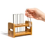 Cadouri Barbati, Set eprubete - pahare de shot pentru petrecere 4 buc cu suport din lemn -1, dioda.ro