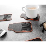 Cadouri Barbati, Mini Covorașele de mașină din silicon - Coasters de pahare set 4 buc -1, dioda.ro