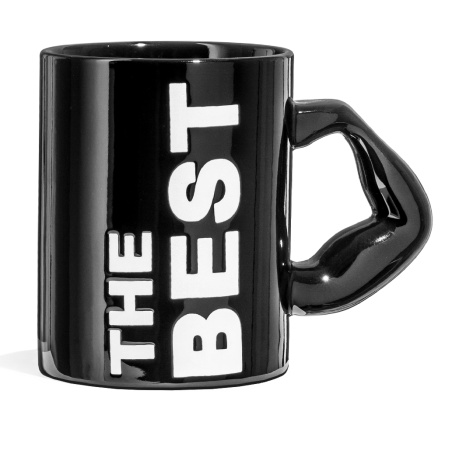 Cadouri Barbati, Cană Neagră Inscripționată The Best - Cadoul Perfect pentru Cei Apropiați -1, dioda.ro