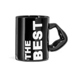 Cadouri Barbati, Cană Neagră Inscripționată The Best - Cadoul Perfect pentru Cei Apropiați -1, dioda.ro