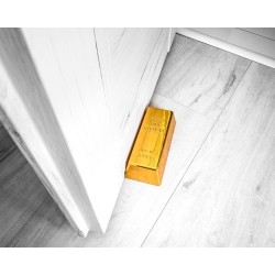 Cadouri Barbati, Lingou de aur (imitatie perfecta) - opritor de ușă - cadou unic nobil nu numai pentru oamenii  -6, dioda.ro