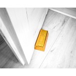 Cadouri Barbati, Lingou de aur (imitatie perfecta) - opritor de ușă - cadou unic nobil nu numai pentru oamenii  -1, dioda.ro