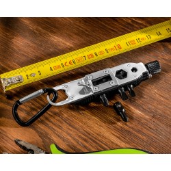 Cadouri Barbati, Breloc compact set de șurubelnițe și unelte multifuncționale -8, dioda.ro