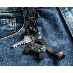 Cadouri Barbati, Breloc Gamer cu clopoțel - NEGRU -2, dioda.ro