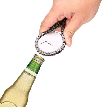 Deschizător de sticle cu miniatura de lanț și pinion de biciclete GEAR