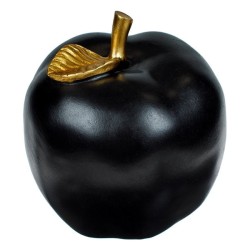 Decoratiuni, Mar Decorativ de Masa Negru cu Frunza Aurie 10x10cm -6, dioda.ro