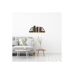 Decoratiuni, Suport pentru carti de culoare neagra cu un urias auriu BARBAT BRONZ 17.5X18 -1, dioda.ro