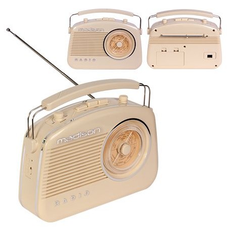 Interne, Radio Fm Portabil Vintage 15w Cu Functie Bluetooth/aux -1, dioda.ro