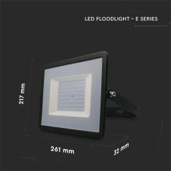 Proiectoare LED, Reflector Led Smd 100w 4000k Ip65 - Negru -6, dioda.ro