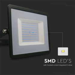 Proiectoare LED, Reflector Led Smd 100w 4000k Ip65 - Negru -7, dioda.ro