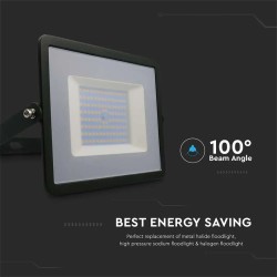 Proiectoare LED, Reflector Led Smd 100w 4000k Ip65 - Negru -9, dioda.ro