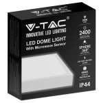 Interne, Plafoniera Led 24w 4000k Ip44 Cu Senzor De Miscare -1, dioda.ro
