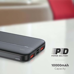 Interne, Power Bank 10000mah Fast Charge - Negru -5, dioda.ro