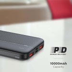 Power Bank 10000mah Fast Charge - Negru Interne, Power Bank 10000mah Fast Charge - Negru -1, dioda.ro